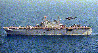 USS BELLEAU WOOD at sea