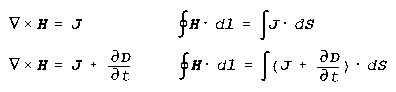 Varying electric fields and currents result in magnetic fields.