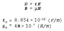 Flux densities are proportional to field strengths by observed proportionality constants.